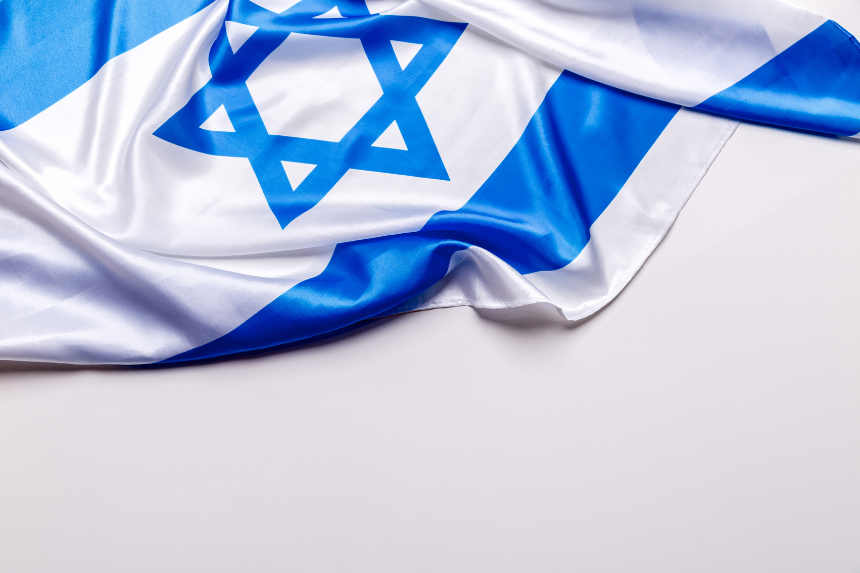 Authentic flag of the Israel